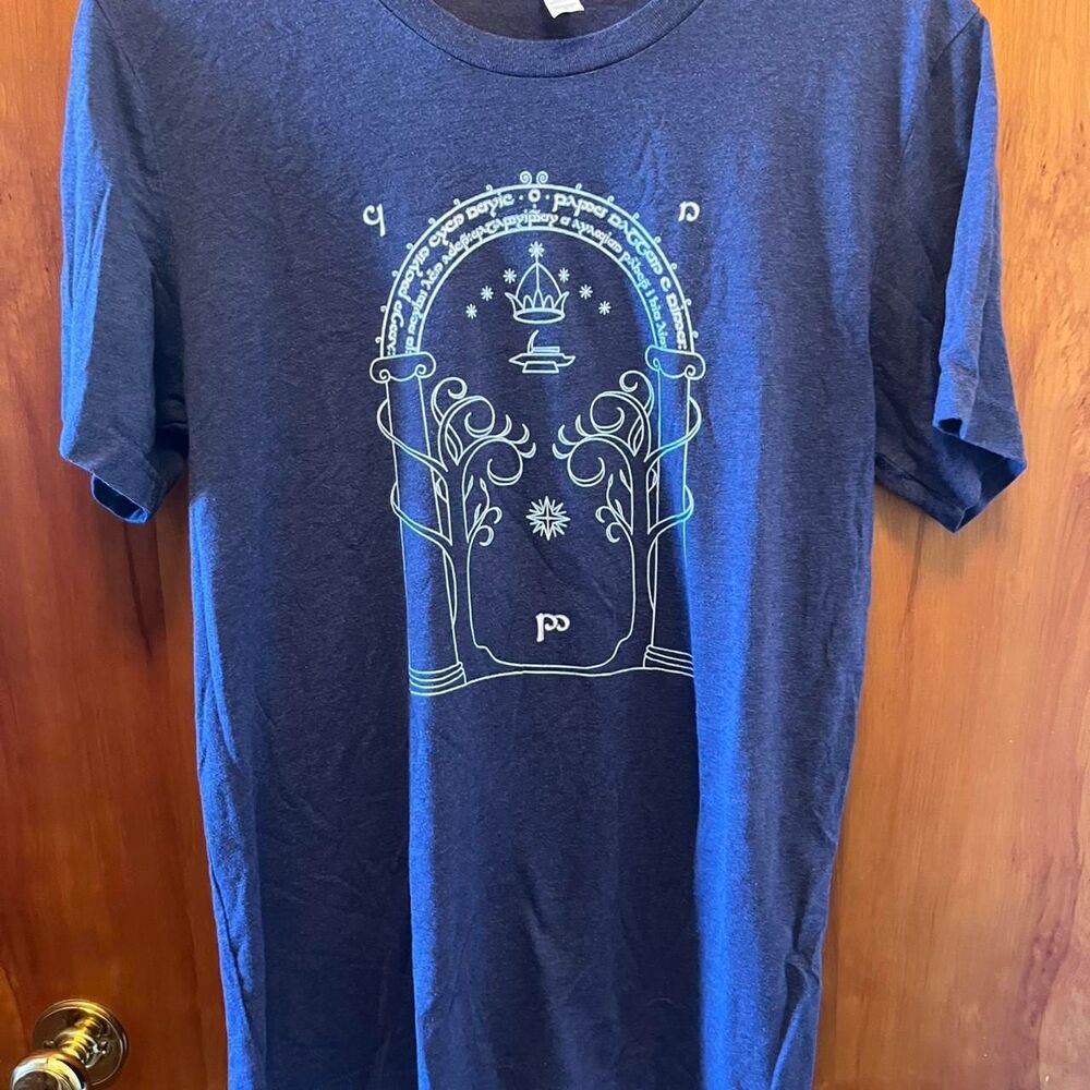 Bella-canvas Women's Navy and Blue T-shirt